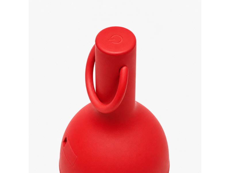  Petite lampe nomade en plastique rouge-elo Elo - Conforama C