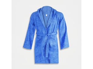 Peignoir enfant en éponge de coton bellar 46 ans - bleu