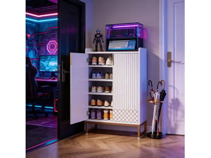 Buffet 2 porte(s) DESMIU 4071298306637 - 73 cm coloris doré