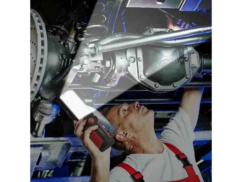 Lampe d'inspection lampe led rechargeable, lampe de travail led rechargeable avec magntique lampe de torches de led lampe d'inspection lampe - Conforama E