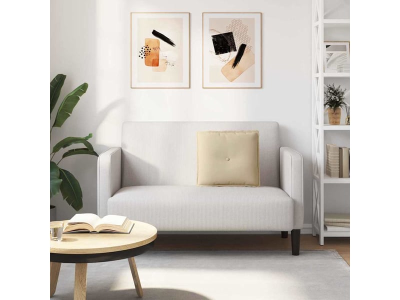 Coussin de dos, coussin de dossier crème 50 x 45 cm tissu en microfibre cf54631  - Conforama D