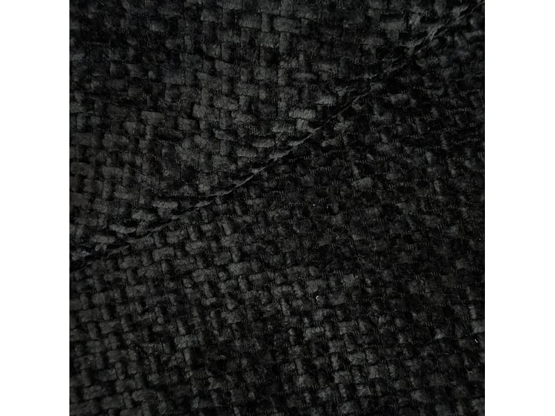  Canapé d'angle en u 6 places en tissu noir, modulaire sans montage, confort moelleux pour salon  - Conforama D