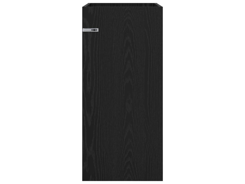  Meuble sous lavabo de salle de bain, commode chêne noir shl8737  - Conforama E