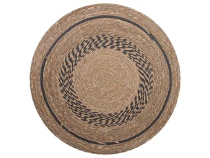 Brown natural fibre rug, 100x1 cm