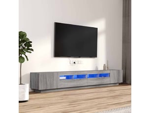 Meuble tv coloris gris <strong></strong> <strong></strong>