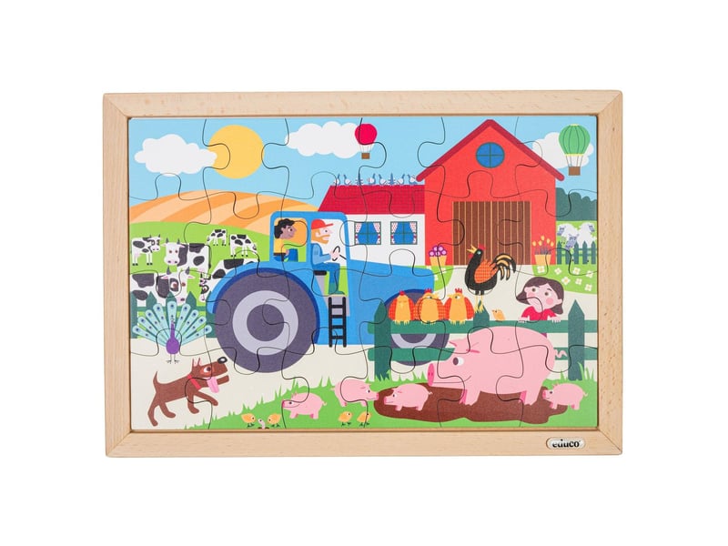  Educo sens des nombres - opérations jusquà 6  24 pièces de puzzle 8719924045586 - Conforama B