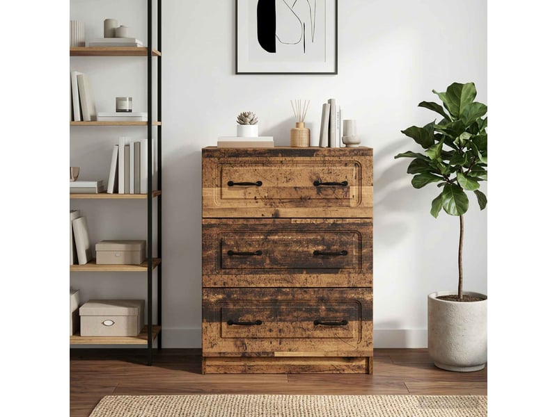  Armoire de rangement bureau, armoire à tiroirs 66 x 34,5 x 87 cm bois d'ingénierie shl9826  - Conforama B