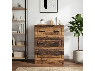 Armoire de rangement bureau, armoire à tiroirs 66 x 34,5 x 87 cm bois d'ingénierie shl9826