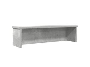 Étagère de cuisine empilable, rangement de cuisine gris béton 60x15x16 cm cf41433