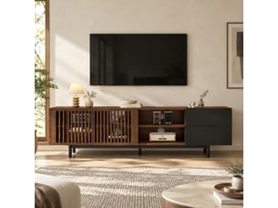 Meuble tv coloris bicolore 160 cm <strong>HAUSS SPOLE</strong>  <strong></strong>