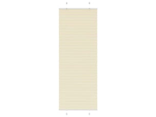 Store plissé, store de fenêtre crème 80x200 cm largeur du tissu 79,4 cm polyester cf46858