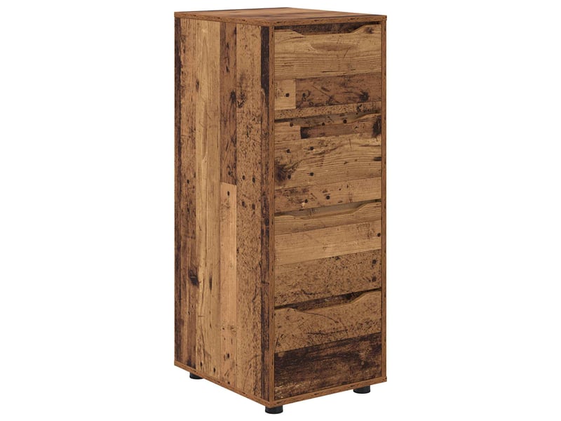  Armoire de rangement, commode de rangement 40 x 48 x 105 cm bois d'ingénierie shl568  - Conforama A