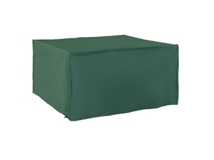 Housse de protection pour mobilier de jardin 135x135x75 cm verte en tissu oxford 600d, imperméable et anti-uv