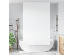 Store enrouleur de douche, store à rouleau 130x240 cm largeur du tissu 126 cm cf44995