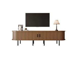 Meuble tv coloris marron 170 cm   