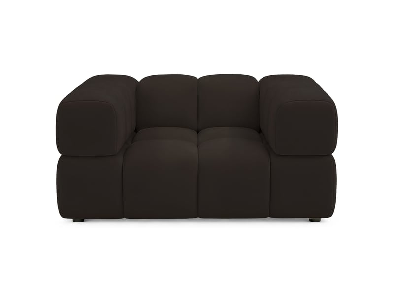  Selsey hollme - fauteuil coque - 150 cm - velours marron Hollme - Conforama D