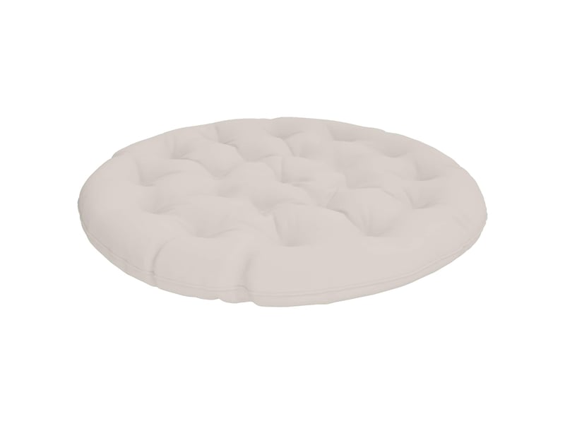 Coussin de chaise papasan, coussin d'assise vianen 100 % polyester blanc cf54224 - Conforama A