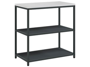 Étagère de cuisine, étagère de rangement hattem anthracite 90x50x92cm acier