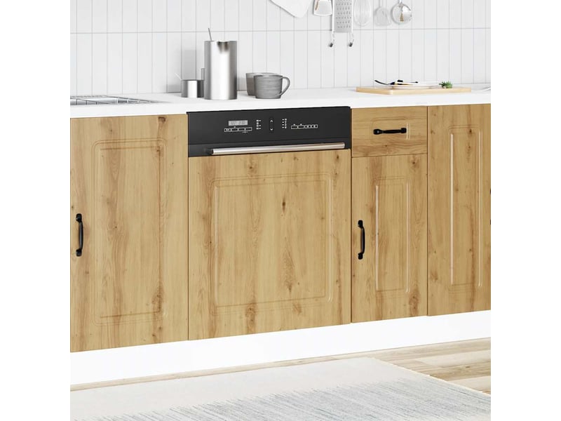  Panneau de lave-vaisselle kalmar chêne artisanal 60x1,5x57cm  - Conforama C