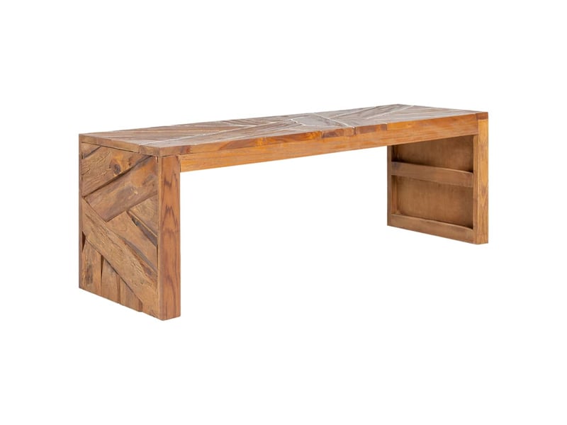  Meuble tv - banc tv - meuble de rangement 110x60x38 cm bois de teck massif  - Conforama B