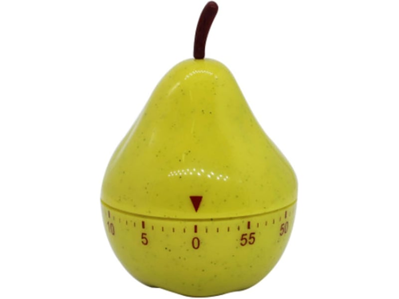  Minuteur de cuisine mécanique en forme de poire, compte à rebours de 60 minutes avec alarme sonore,pour la cuisine et la pâtisserie à la maison No Commercial reference - Conforama A