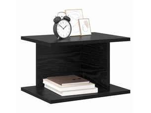 Table de chevet - cabinet de chevet - table de nuit 2 pc chêne noir 40 x 30 x 25 cm