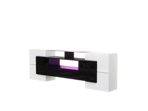 Meuble tv coloris blanc 200 cm <strong></strong> <strong></strong>