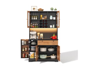Vitrine coloris naturel <strong>OOIILLEE</strong> <strong>Luxe haut de gamme</strong> - 105 cmx180 cm