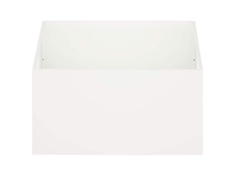  Jardinière - cache-pot de jardin 2 pcs blanc 80 x 80 x 40 cm  - Conforama D