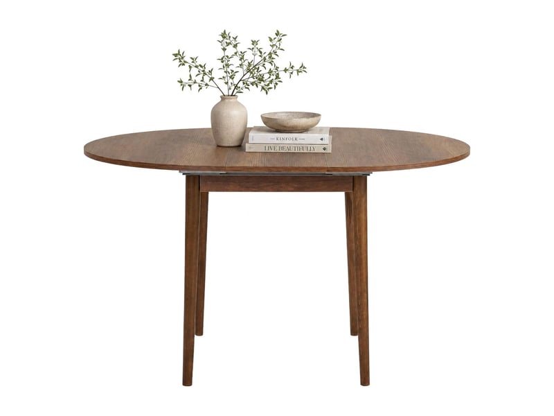  Table extensible bee, extensible, 100x100x75h cm, couleur marron noyer Bee - Conforama A