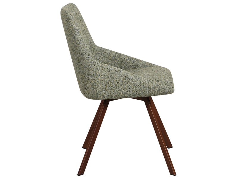  Selsey yanii - chaise pivotante - 50 cm - bouclé vert Yanii - Conforama D