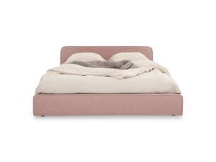 Lit 2 places 140x190 cm IDIMEX   coloris rose