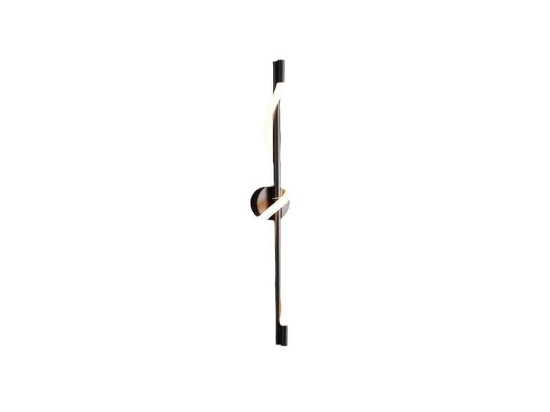  Applique murale led 12w moderne lampe murale spirale intérieure dimmable 3 couleurs noir  - Conforama A