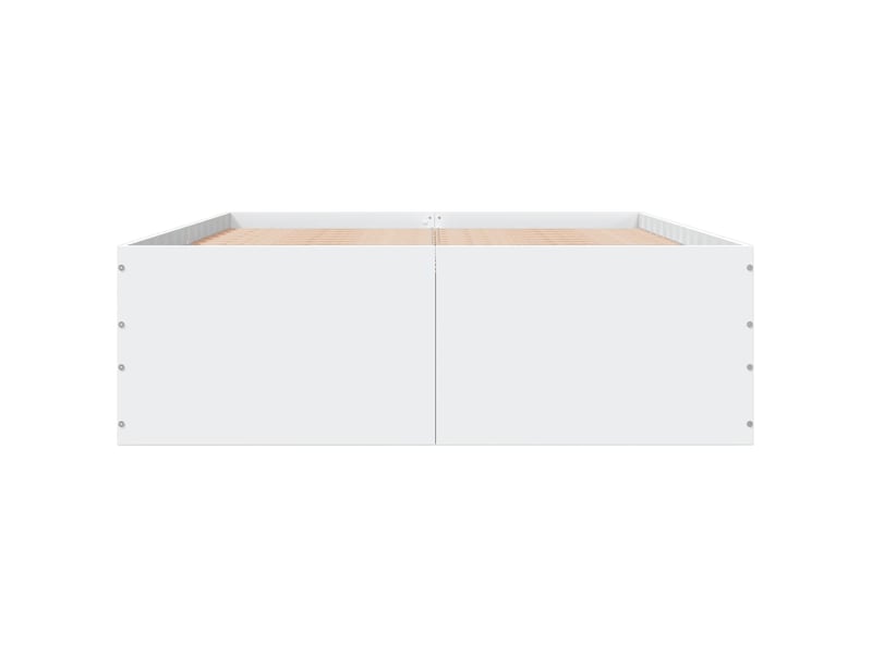  Lit double- lit adulte -  cadre de lit sans matelas blanc 120x200 cm  - Conforama C