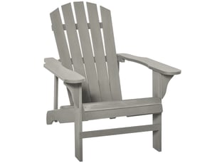 Fauteuil adirondack fauteuil de jardin chaise de jardin de plein air dim. 78l x 89p x 88h cm bois massif sapin