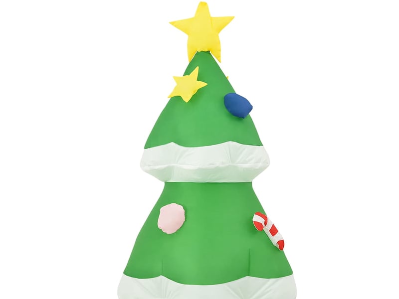  Sapin de noël, arbre de noël gonflable avec led intext 240 cm cf61525  - Conforama E