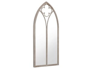 Miroir rectangulaire à fixer coloris beige <strong></strong> <strong></strong> - 70 cm x 30 cm