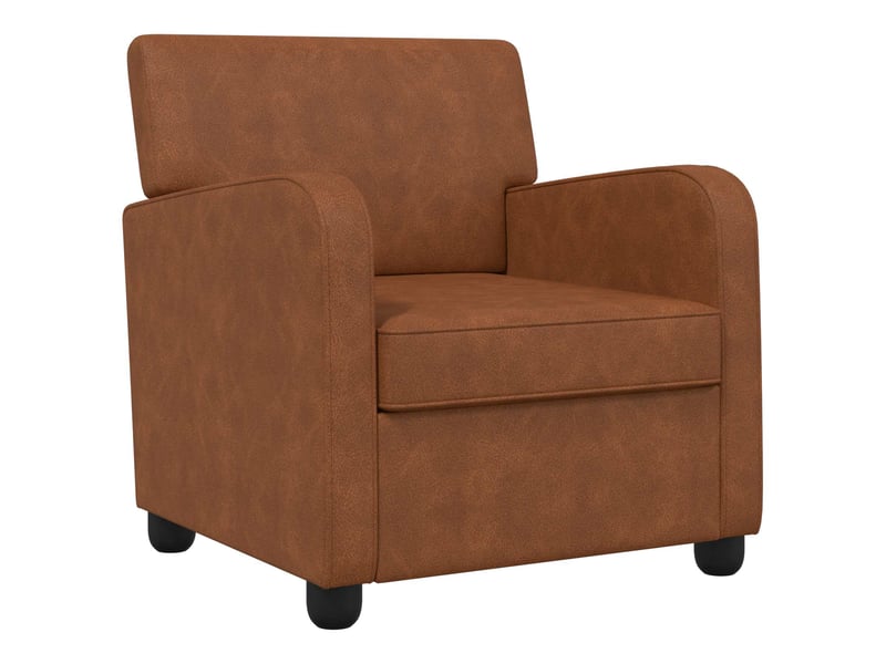 Vidaxl fauteuil marron ancien simili cuir - Conforama D