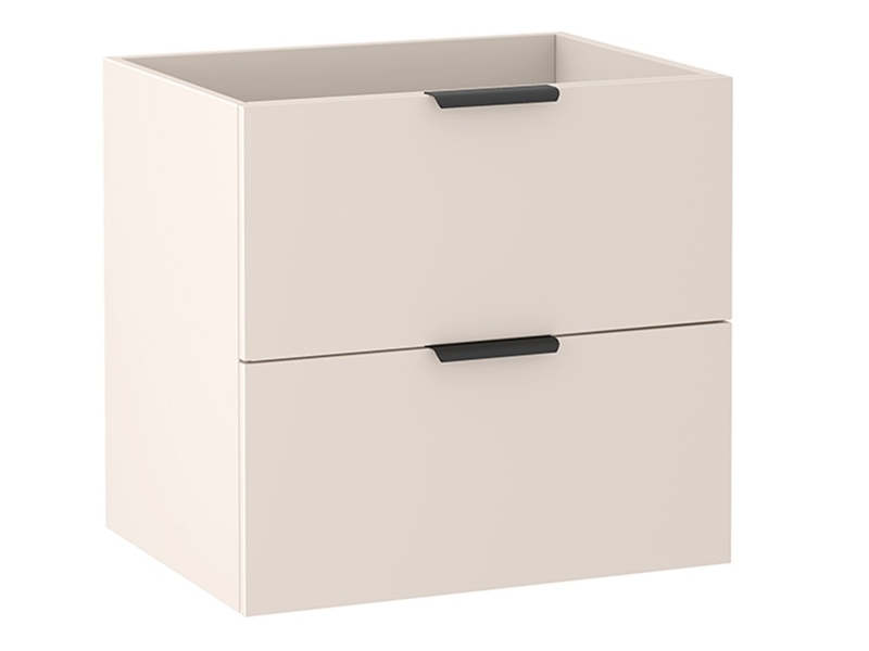  Meuble sous vasque suspendu luna cachemire mat 60 cm  - Conforama A