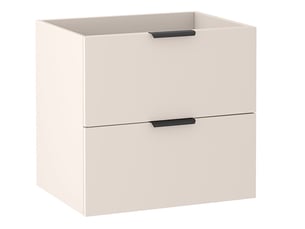 Meuble sous vasque suspendu luna cachemire mat 60 cm