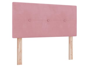 Tete de lit A poser largeur 80 cm rose