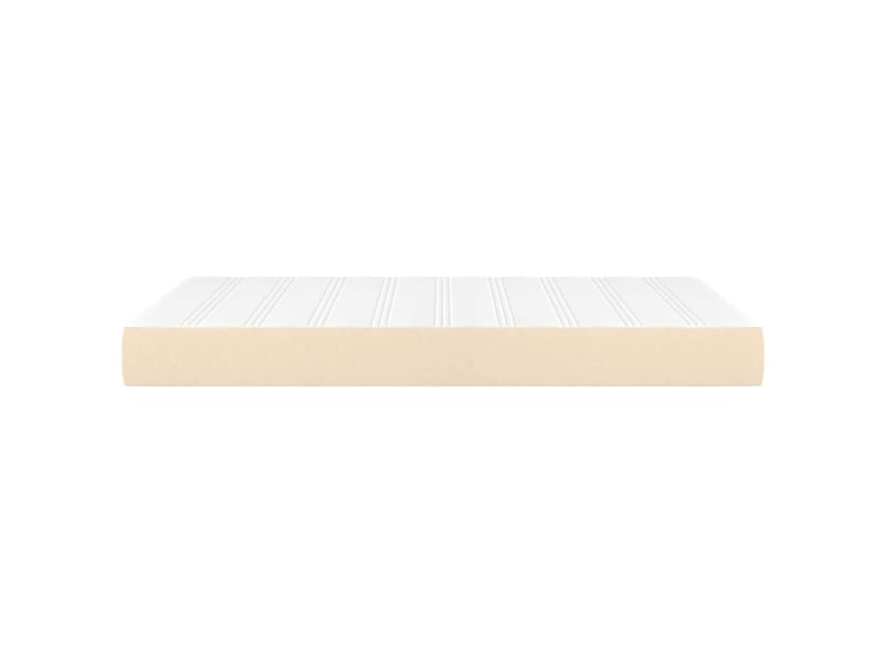  Matelas de lit à ressorts ensachés fermeté moyenne crème 120x200x20 cm tissu  - Conforama D