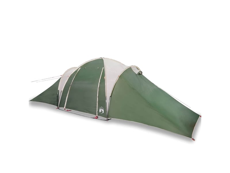 Tente de camping, tente familiale à dôme 6 personnes vert imperméable shl75341 - Conforama A