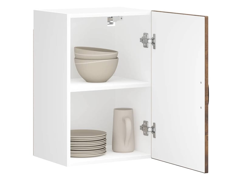  Meuble de rangement, armoire murale de cuisine lucca chêne fumé bois ingénierie shl7846  - Conforama B