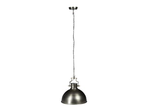 Lampe à suspension style industriel chic abat-jour cloche 30 x 30 x 20 cm en métal anthracite 13_0003243
