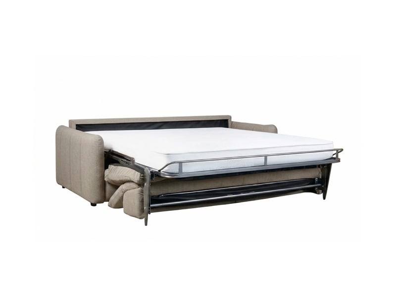 Canapé roma 2 places convertible avec relax électrique en tissu - taupe ROMA - Conforama B