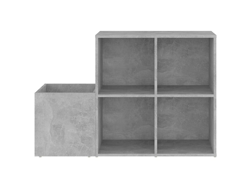  Meuble à chaussure, armoire à chaussures d’entrée gris béton bois ingénierie  - Conforama E