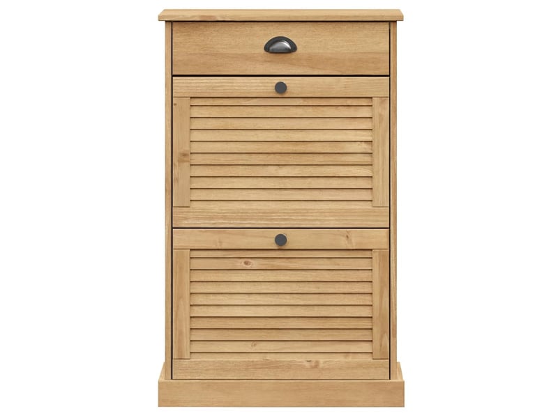  Meuble à chaussure, armoire à chaussures vigo 60x35x96 cm bois massif de pin shl8613  - Conforama E