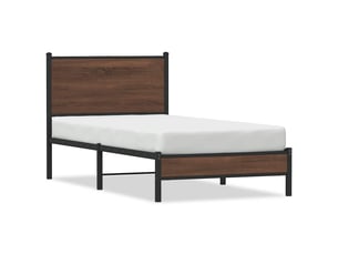 Lit simple 80x200 cm    coloris marron