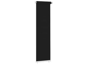 Store enrouleur, store roulant d'extérieur 65 (l) x 230 (h) cm hdpe noir cf47414